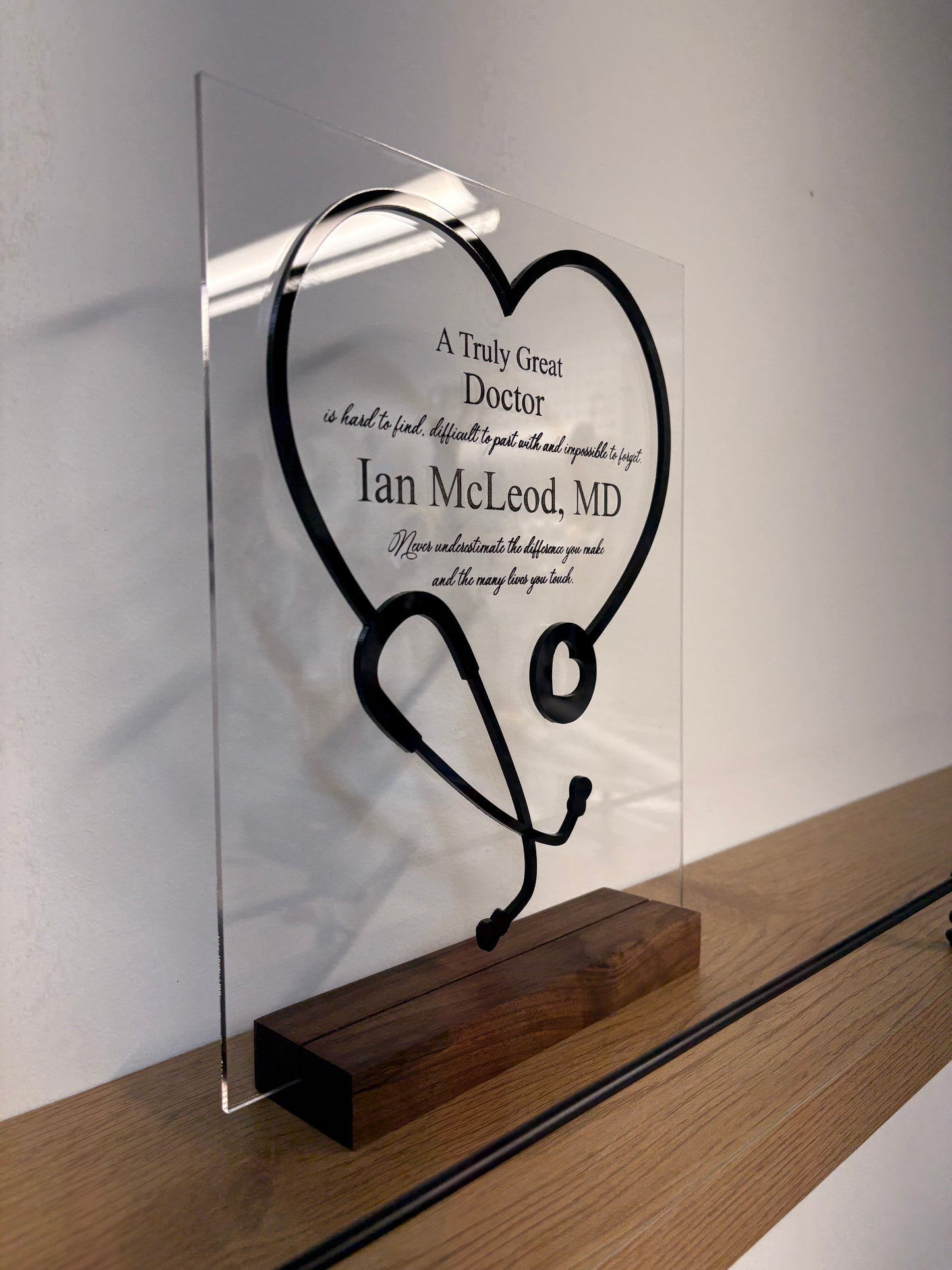 Honourable Recognition Plaque