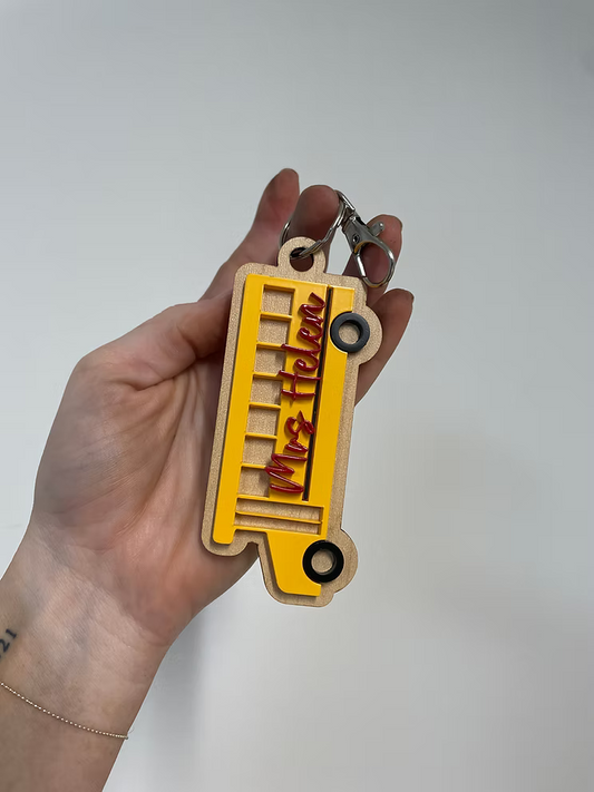 Key to the Route Keychain