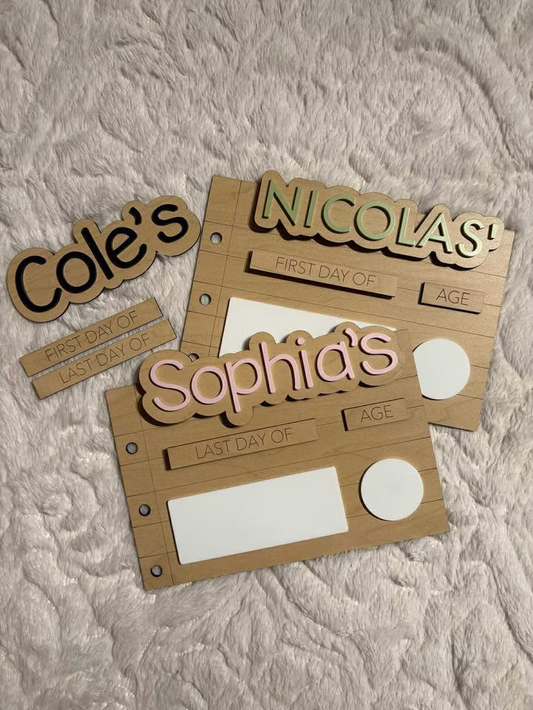 First/Last Day School Signs