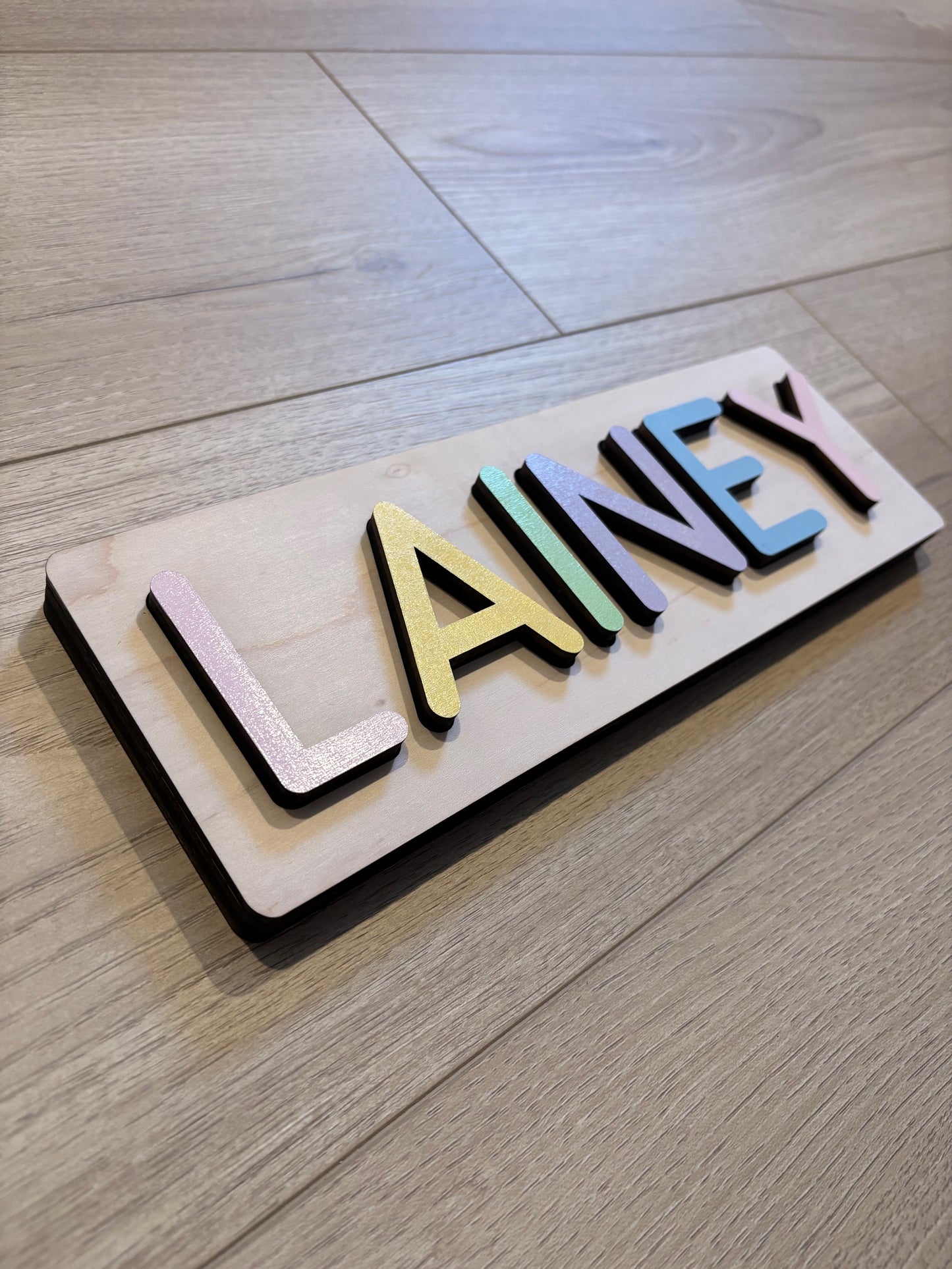 Child's Wooden Name Puzzle