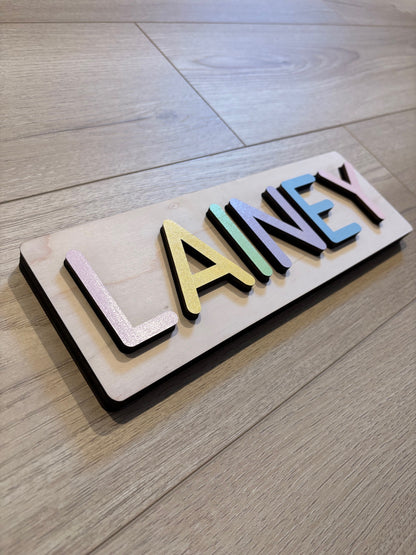 Child's Wooden Name Puzzle