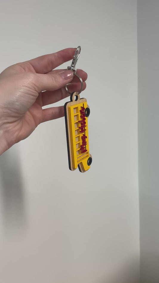 Key to the Route Keychain